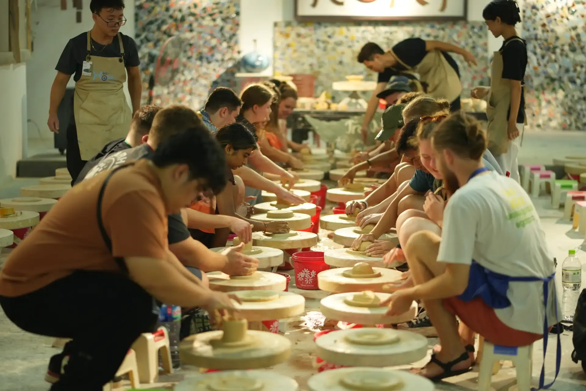 Hanoi Outskirts - Bat Trang Ceramic Village by Vietnam Army Jeep bat trang ceramic village