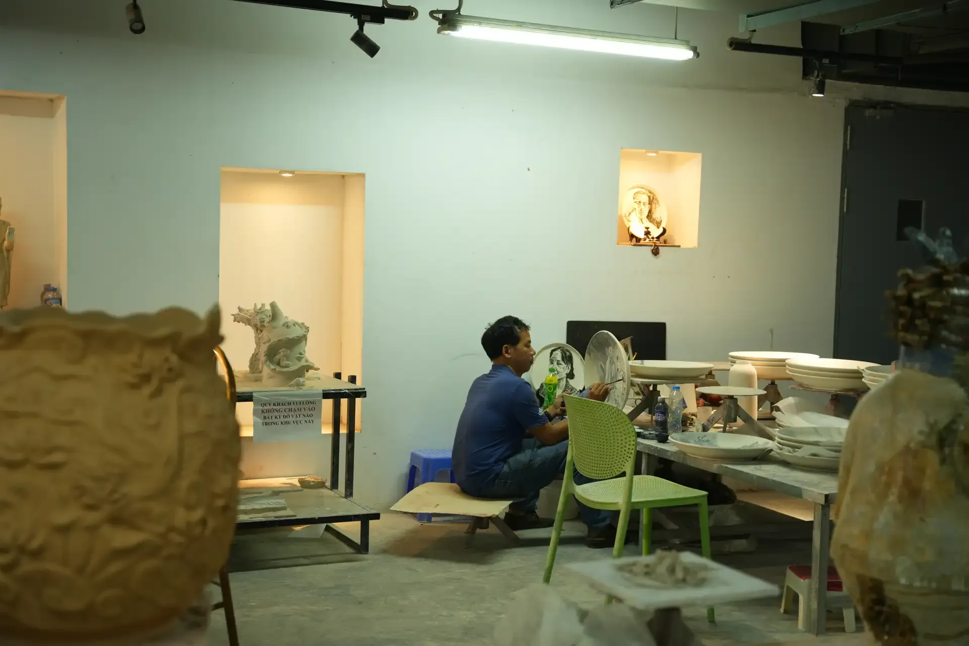 Hanoi Outskirts - Bat Trang Ceramic Village by Vietnam Army Jeep bat trang a traditional pottery village