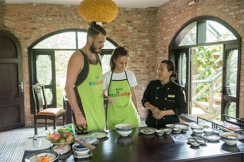 Hue Cooking Class & Sunset River Ride Tour Hue Cooking Class