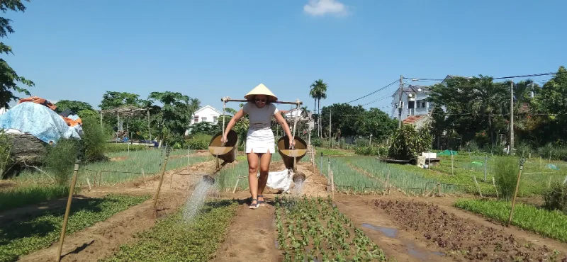 Discover Tra Que Vegetable Village in Hoi An: A Refreshing and Lively Experience tra que village tour